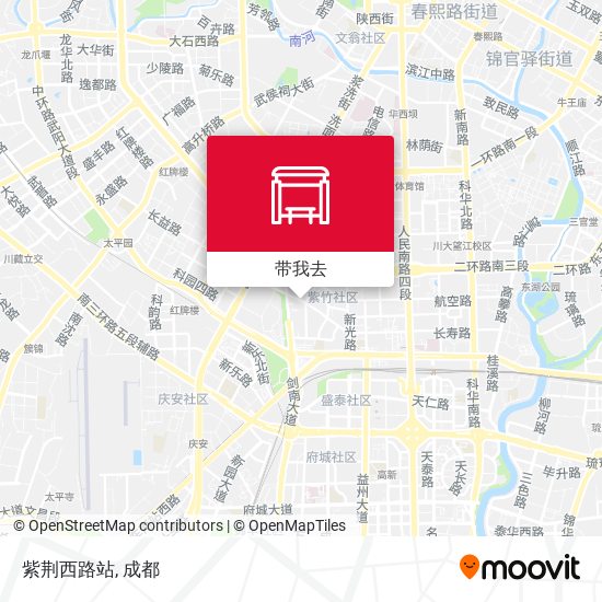 紫荆西路站地图
