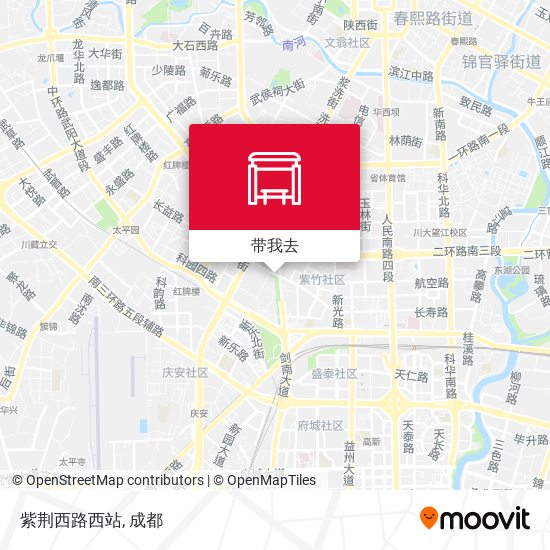 紫荆西路西站地图