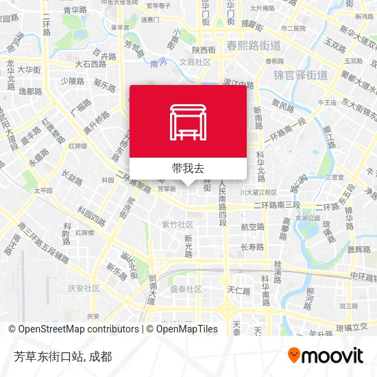 芳草东街口站地图