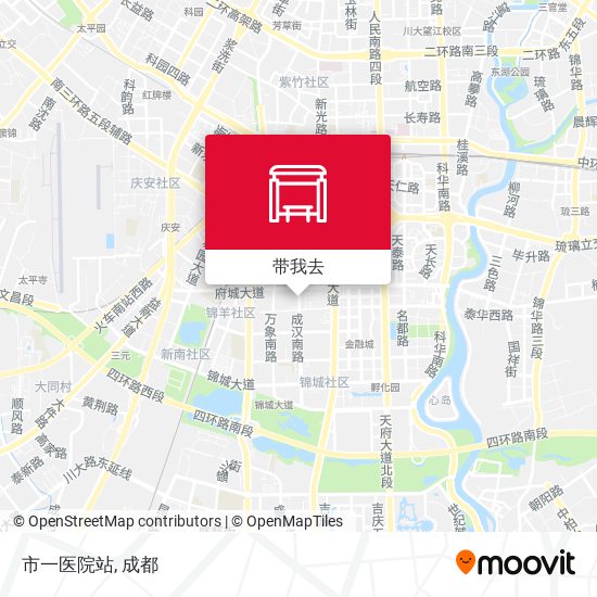 市一医院站地图