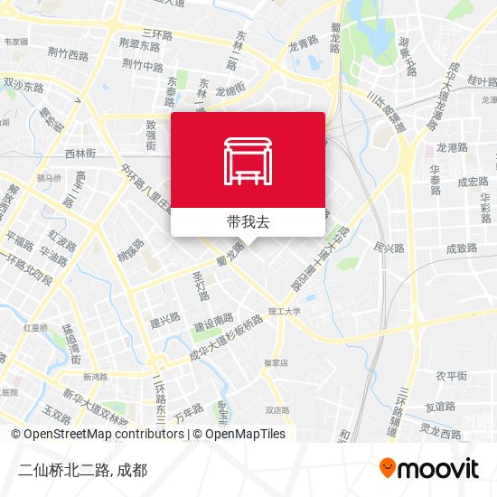 二仙桥北二路地图