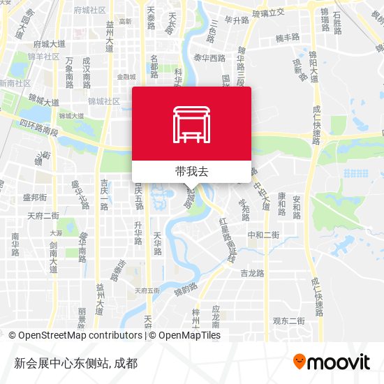 新会展中心东侧站地图
