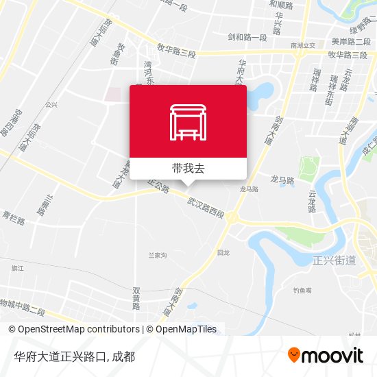 华府大道正兴路口地图