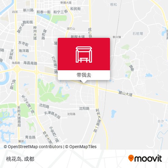 桃花岛地图