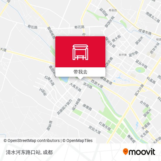 清水河东路口站地图