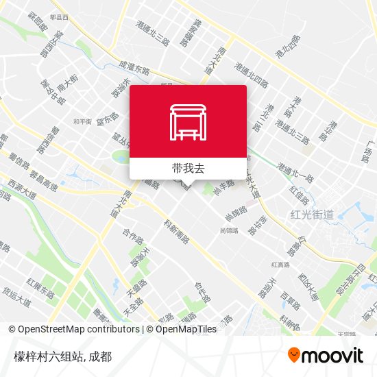 檬梓村六组站地图