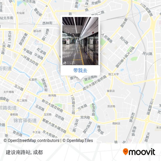 建设南路站地图