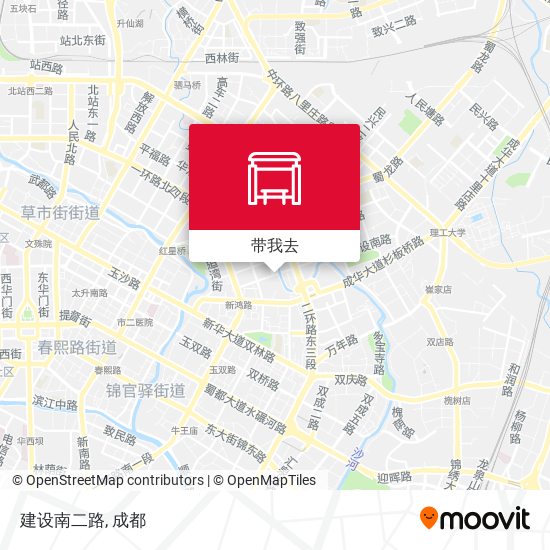 建设南二路地图