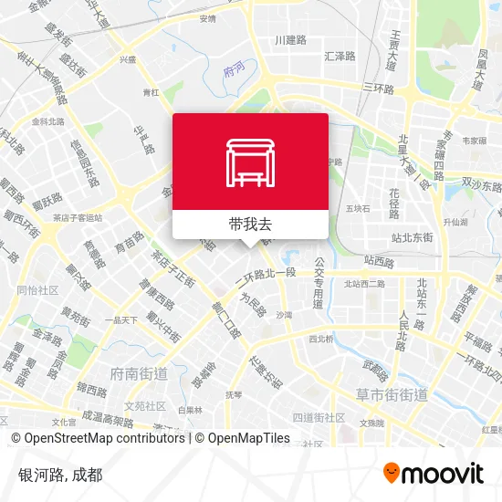 银河路地图