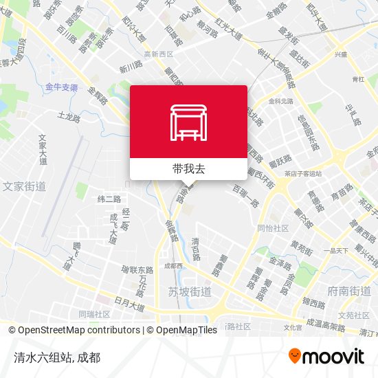 清水六组站地图
