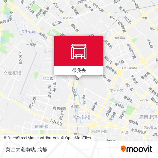 黄金大道南站地图
