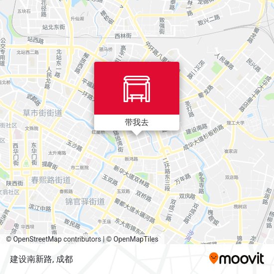 建设南新路地图