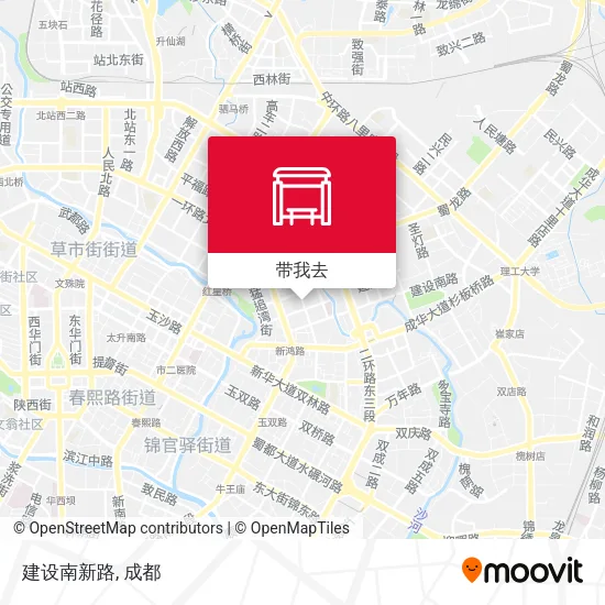 建设南新路地图