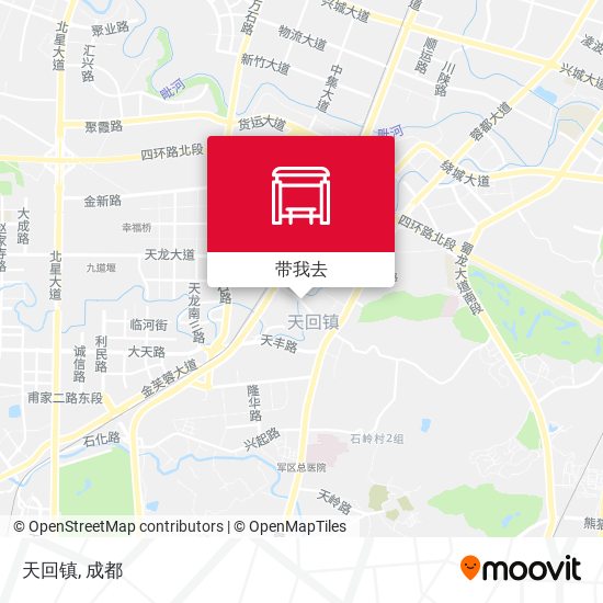 天回镇地图