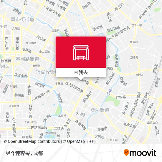 经华南路站地图