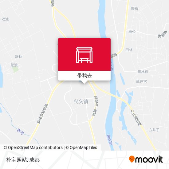 朴宝园站地图