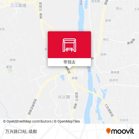 万兴路口站地图