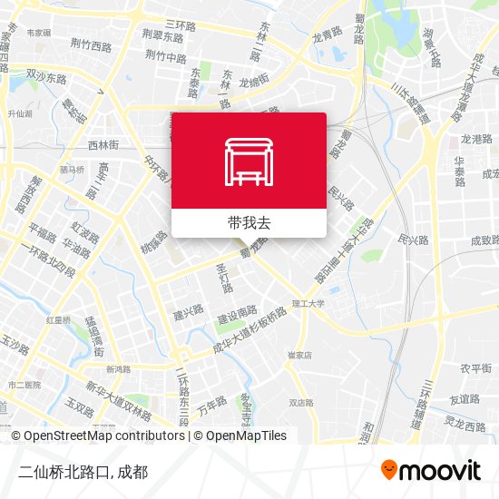 二仙桥北路口地图