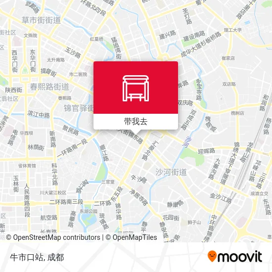 牛市口站地图