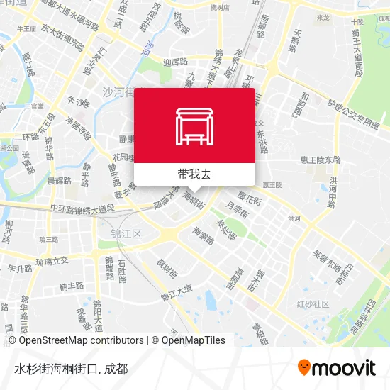 水杉街海桐街口地图