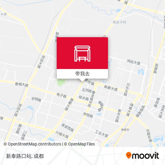 新泰路口站地图