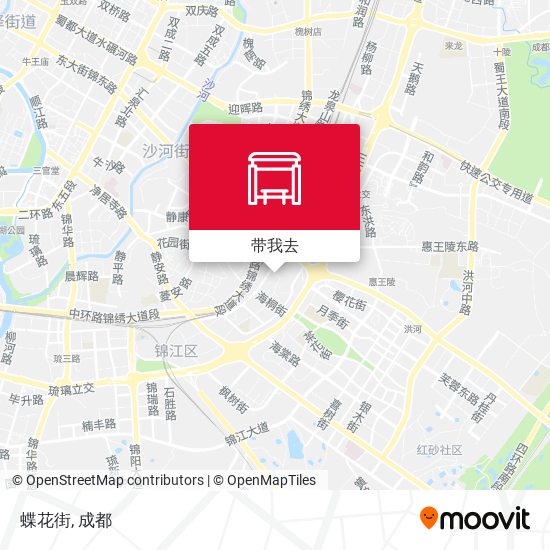 蝶花街地图