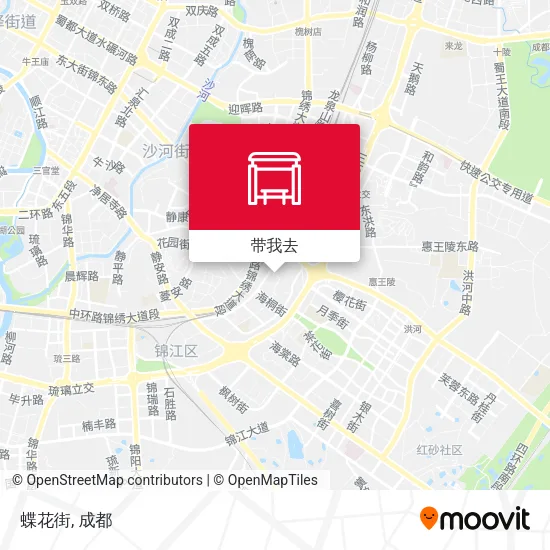 蝶花街地图