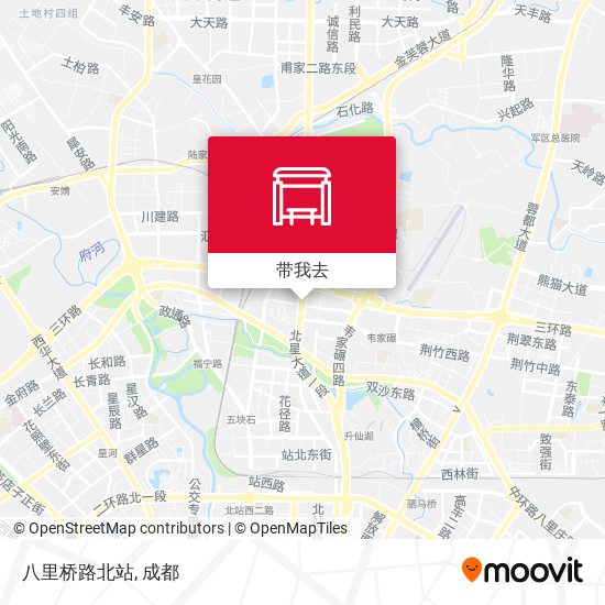 八里桥路北站地图