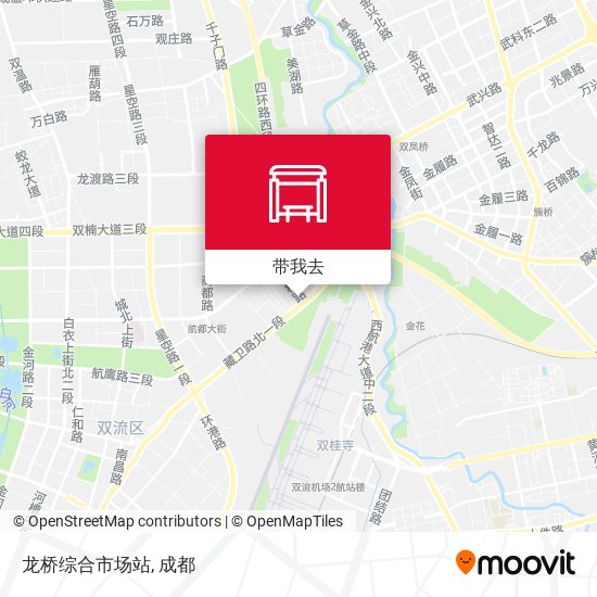 龙桥综合市场站地图