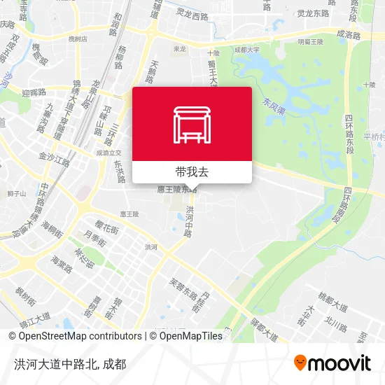 洪河大道中路北地图