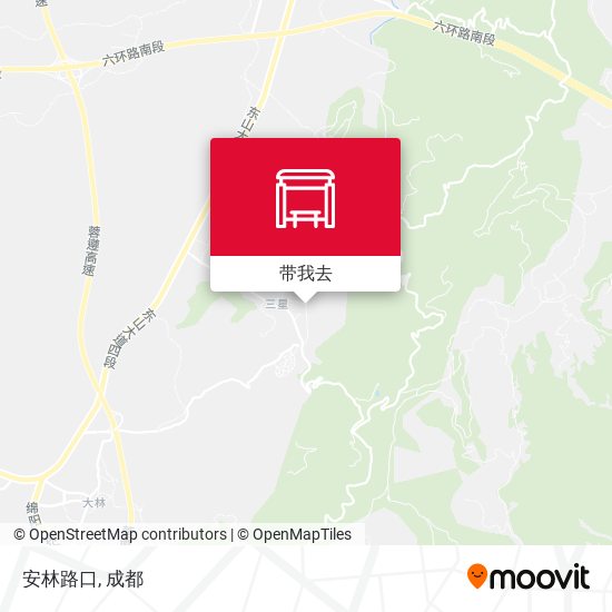 安林路口地图