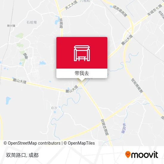 双简路口地图