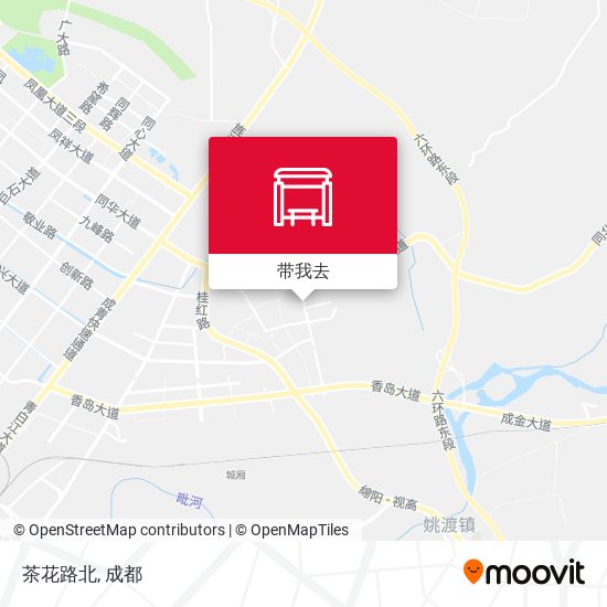 茶花路北地图