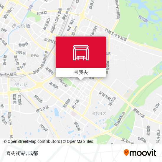 喜树街站地图