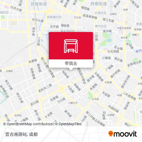 晋吉南路站地图