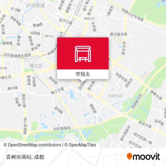 喜树街南站地图