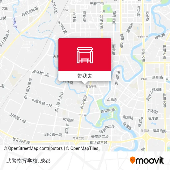 武警指挥学校地图