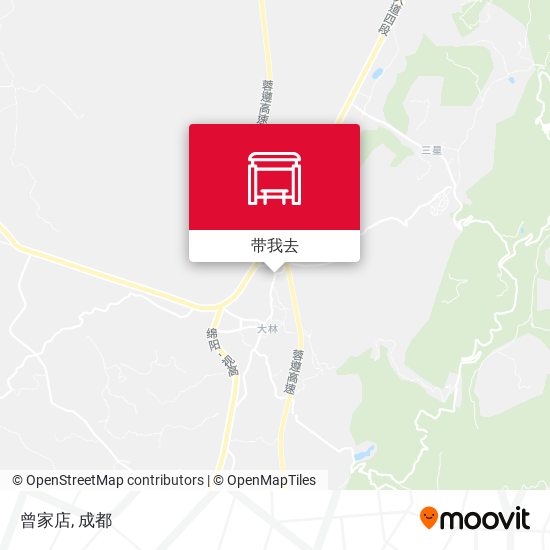 曾家店地图