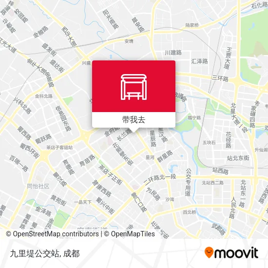 九里堤公交站地图