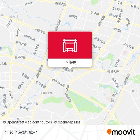 江陵半岛站地图