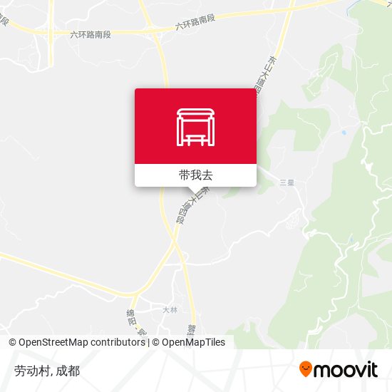 劳动村地图