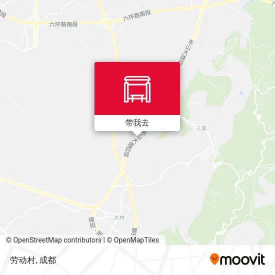 劳动村地图