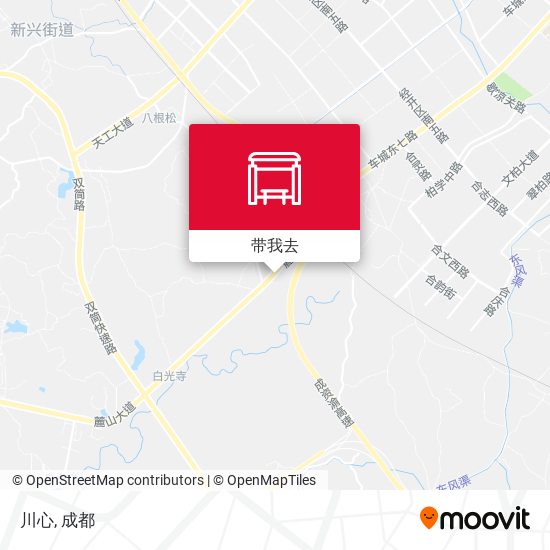川心地图