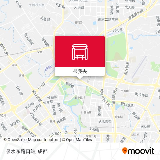 泉水东路口站地图