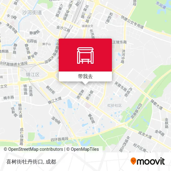喜树街牡丹街口地图