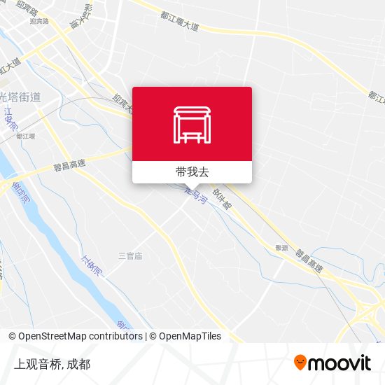 上观音桥地图