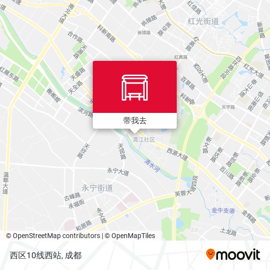 西区10线西站地图