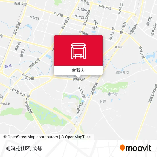 毗河苑社区地图