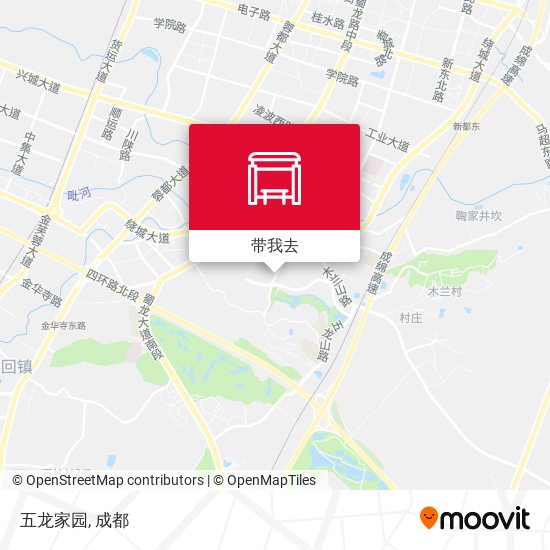 五龙家园地图
