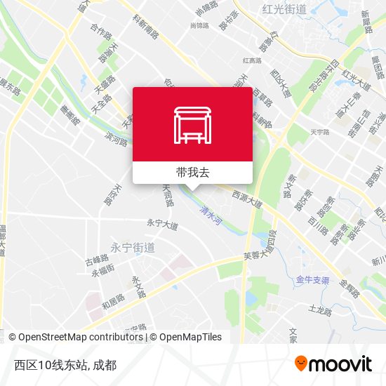 西区10线东站地图